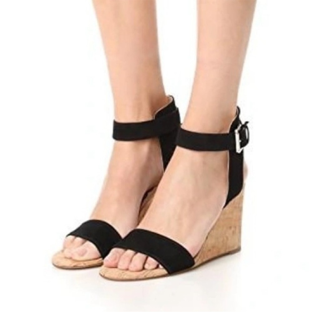 Sam Edelman Black Wedges